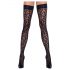 Cottelli Legwear - Leopardenmuster Strümpfe (Schwarz)  - 3