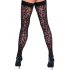 Cottelli Legwear - Leopardenmuster Strümpfe (Schwarz)  - 3