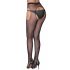 Cottelli Legwear - Offene, glitzernde Netzstrumpfhose - Schwarz (S-L) 