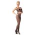 NO:XQSE - Strukturiertes Catsuit mit seitlichem Muster - Schwarz - 2XL/3XL