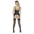 Abierta Fina - Push-up-Oberteil mit Strumpfhalter (schwarz) - M