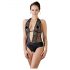 Cottelli - Spitzen-Neckholder-Body (schwarz)  - L