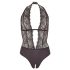 Cottelli - Spitzen-Neckholder-Body (schwarz)  - L