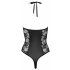 Cottelli Party - Blumenmuster Body (schwarz)  - M