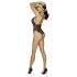 Cottelli - besticktes, offenes Spitzen-Body (schwarz-lila)  - M