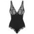 Obsessive Luvae - Body mit transparentem Brustbereich (schwarz)