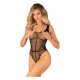 Obsessive B336 - Transparenter, offener Netz-Body (Schwarz) - S-L 