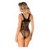 Obsessive B336 - Transparenter, offener Netz-Body (Schwarz) - S-L 