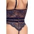 Cottelli - Offener, geschnallter Body (schwarz) - M