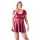 Cottelli Plus Size - A-linienförmiges Minikleid (Burgund) 