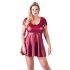 Cottelli Plus Size - A-linienförmiges Minikleid (Burgund) 