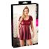 Cottelli Plus Size - A-Linien Minikleid (Bordeaux)