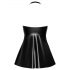 Noir - Mini-Kleid mit Schlangenhautmuster (schwarz)