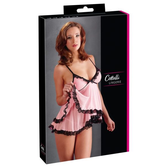 Cottelli - Süße, gerüschte Verführung - Babydoll  - L