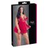 Cottelli Plus Size - Spitzennachthemd in lockerer Passform (rot)