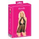 Kissable - Halsband, Spitzen-Babydoll (schwarz) mit Tanga 