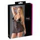 Cottelli Plus Size - Spitze und Transparente Negligé (Schwarz)  - 2XL