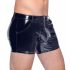 Black Level - Seitentaschen Herren Lackshorts (schwarz)  - L