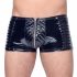 Black Level - Gerippte Reißverschluss Herrenshorts (Schwarz)  - M