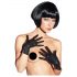 Latex - Kurze Unisex-Handschuhe (schwarz)