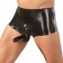 LATEX - Boxershorts mit Penisgewand (schwarz) 