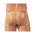 LATEX - Boxershorts mit Penis-Kapuze (Naturfarben)  - L/XL