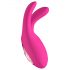 Mrow - Akku-Vibrator mit 3-fach-Klitorisreizer (Pink)