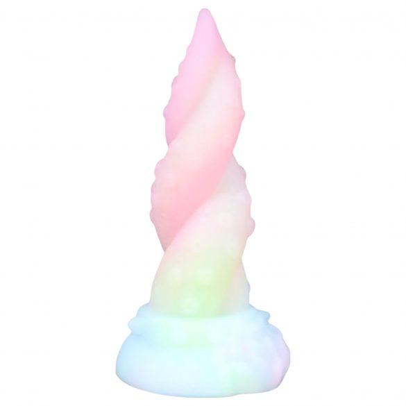 OgazR Kraken - gedrehter Oktopusarm Dildo - 18 cm (Regenbogen) 