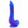 Inkipus - Hoden Silikon Dildo - 18cm (Blau-Pink) 