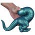 Toppedmonster - Dinosaurier-Silikon-Dildo - 26 cm (Türkis) 