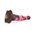 Bad Horse Silikon-Dildo 24 cm - Braun/Pink