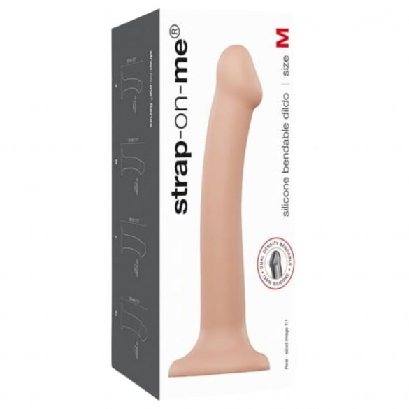 Strap-on-me M - doppelte Schicht realistischer Dildo - mittel (natur) 