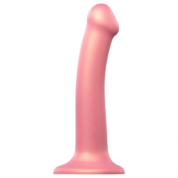 Strap-on-me Metallic Shine M - hautfreundlicher Dildo - mittel (Metallic Pink) 