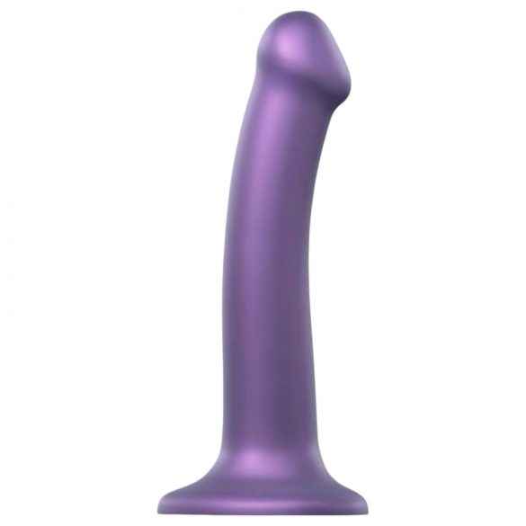 Strap-on-me Metallic Shine M - hautfreundlicher Dildo - mittelgroß (metallisches Lila) 