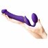 Strap-on-me M - Riemenloser Umschnallvibrator - Medium (lila) 