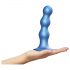 Strap-on-me Balls L - Kugeldildo mit Basis (blau)