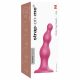 Strap-on-me Perlen M - perlenartiger, Standfuß-Dildo (pink) 