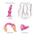 Strap-on-me Beads M - Perlen-Dildo mit Fuß (Pink)