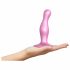 Strap-on-Me Curvy S - Wellenförmiger Dildo mit Saugnapf (Pink) 