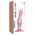 Strap-on-me Curvy M - gewellter, Sockeldildo (Pink) 