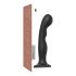 Strap-on-me P&G L - gebogener, standfester Dildo (schwarz) 