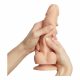 Strap-on-me M - zweischichtiger, standfester, realistischer Dildo (natur) 