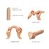 Strap-on-me M - zweischichtiger, standfester, realistischer Dildo (natur) 