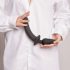 Strap-on-me Swith Semi-Realistic S - 2in1 Silikon-Dildo (schwarz) 