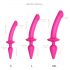 / Strap-on-me Switch Semi-Realistic S - 2-in-1 Silikon-Dildo (Pink)