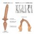 / Strap-on-me Swith Realistic S - 2in1 Silikon-Dildo (natur)