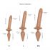 Strap-on-me Swith Realistic L - 2in1 Silikon Dildo (Natur dunkel) 