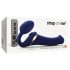 Strap-on-me M - Aufblasbarer Vibrator zum Anlegen (blau)