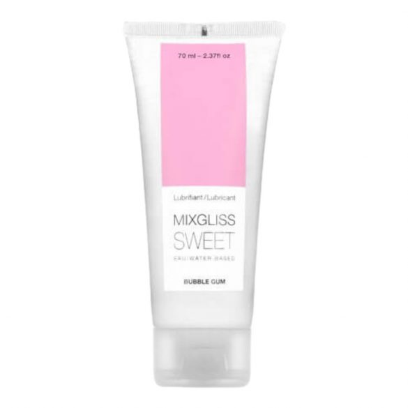 Mixgliss Sweet Kaugummi - wasserbasiertes Gleitmittel - Kaugummi (70ml) 