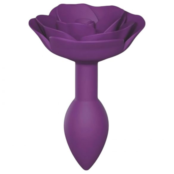 Love to Love Open Roses S - Silikon Analplug (lila)